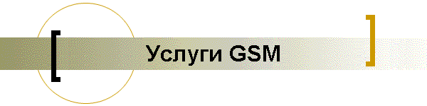 Услуги GSM