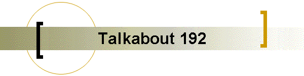 Talkabout 192